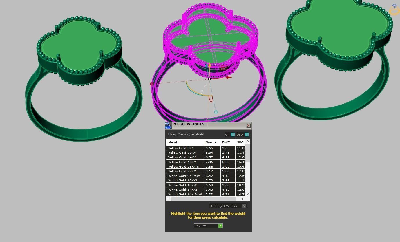 Ring 3D model 0287 3D printable model 12 3D print model_13