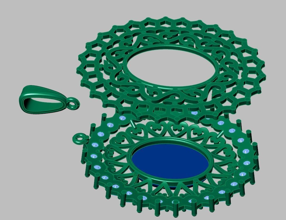 Exclusive Pendant model 3D 0202 printable model-14 3D print model_11