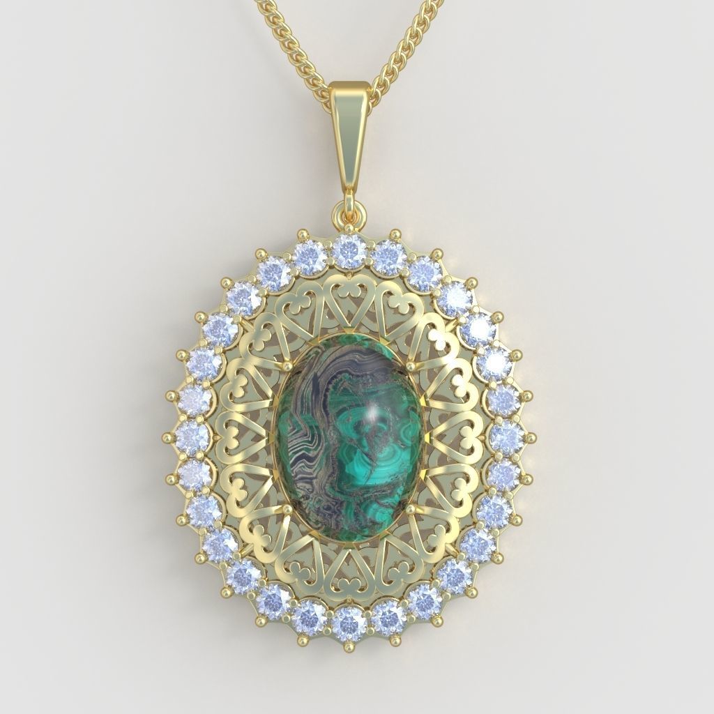 Exclusive Pendant model 3D 0202 printable model-14 3D print model_3