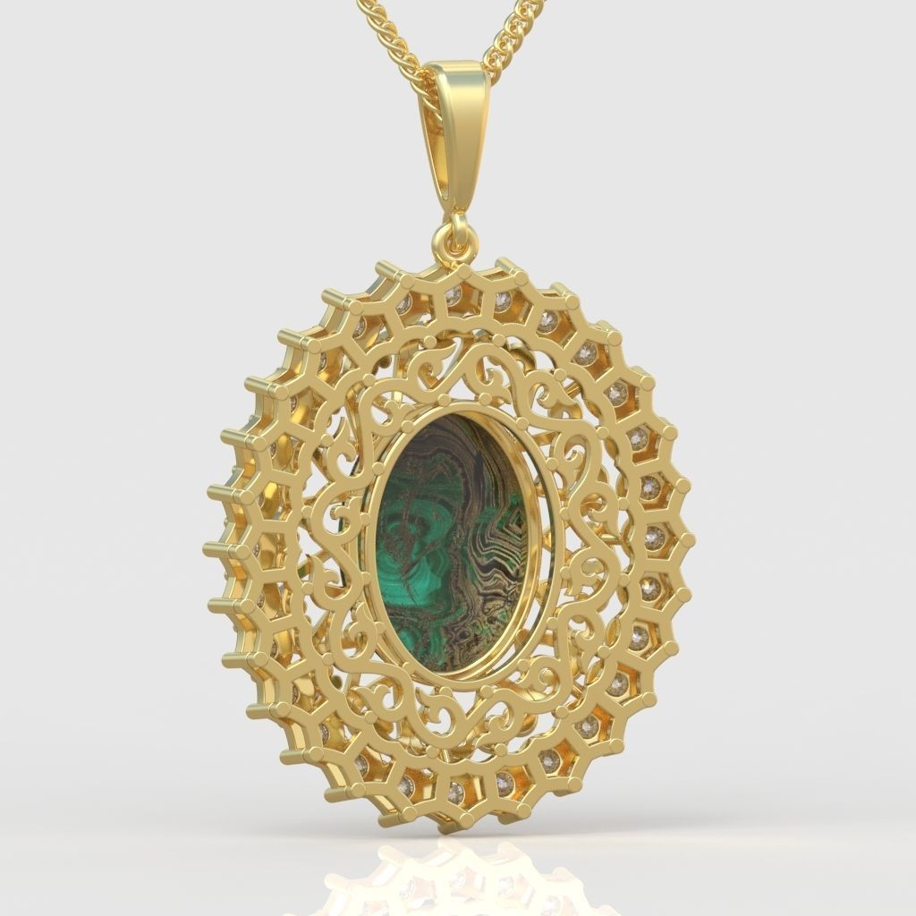 Exclusive Pendant model 3D 0202 printable model-14 3D print model_4