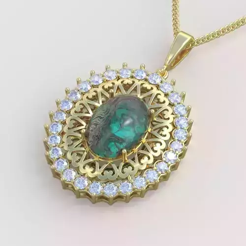 Exclusive Pendant model 3D 0202 printable model-14