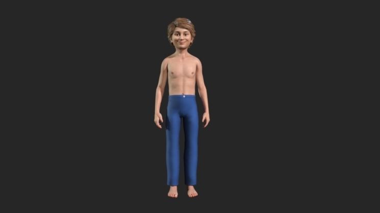 Hassan complete rig body and full rig face 3D model_5