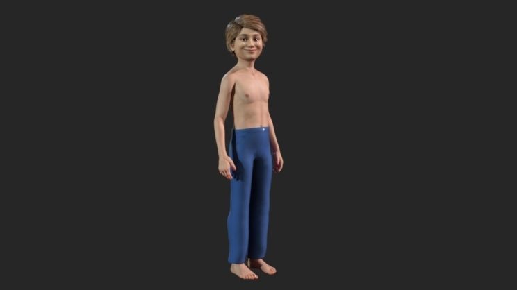 Hassan complete rig body and full rig face 3D model_4