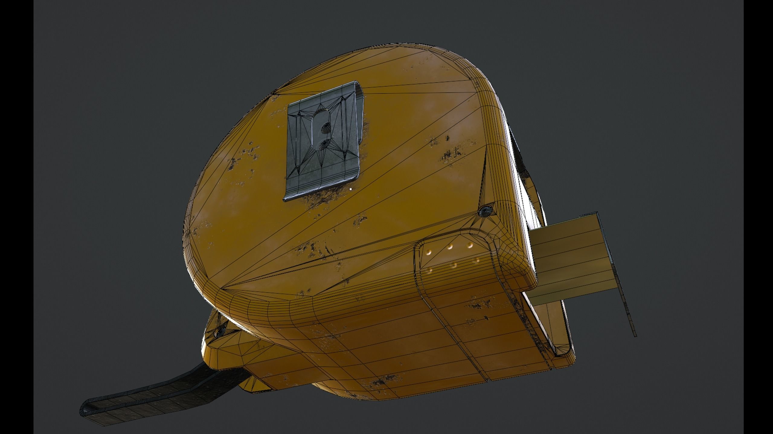 measuring tape Low-poly 3D model_7