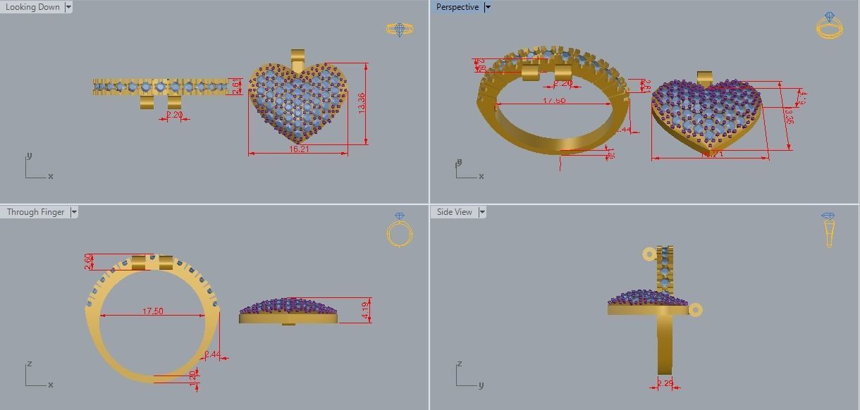 ARTICULATED CORACAO RING 3D print model_6
