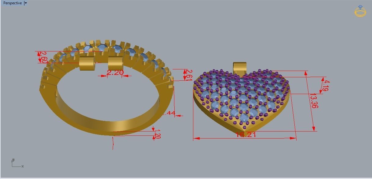 ARTICULATED CORACAO RING 3D print model_5