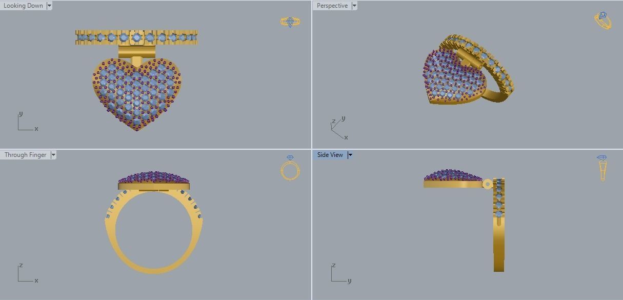ARTICULATED CORACAO RING 3D print model_10