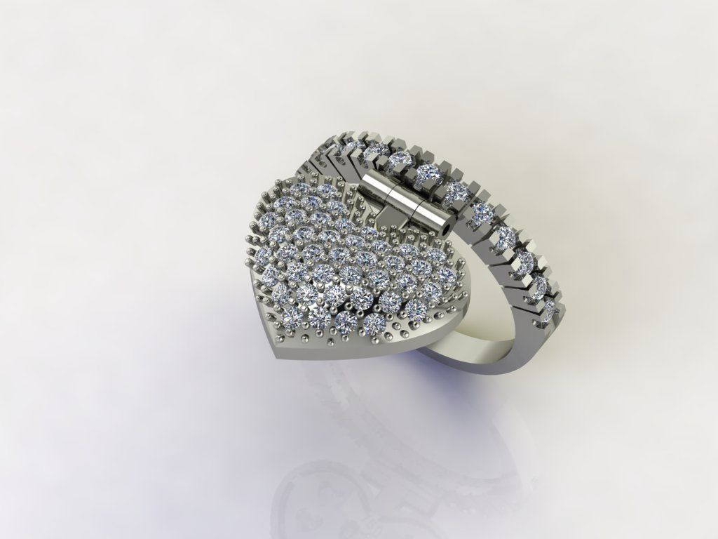 ARTICULATED CORACAO RING 3D print model_2