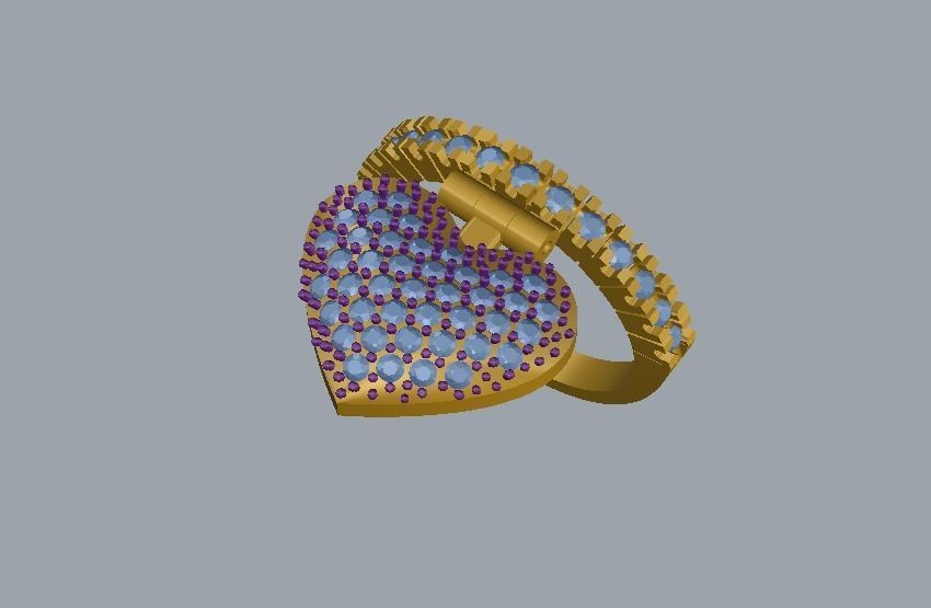 ARTICULATED CORACAO RING 3D print model_9