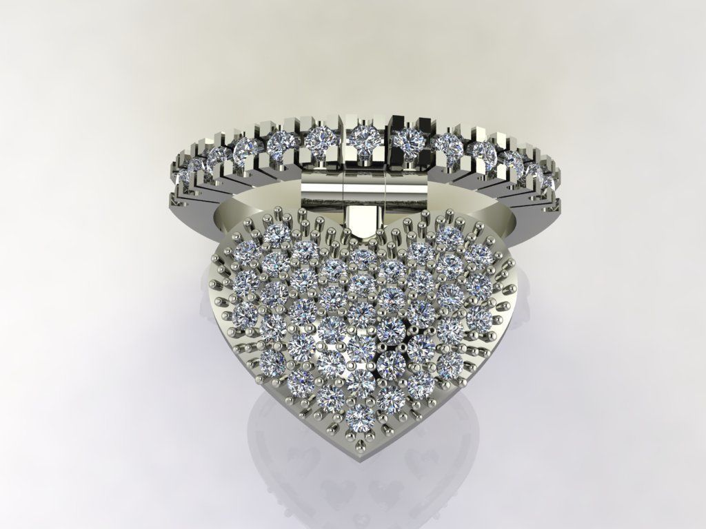 ARTICULATED CORACAO RING 3D print model_3