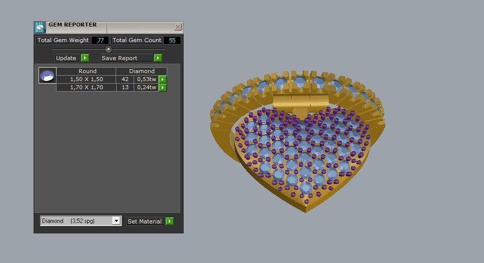 ARTICULATED CORACAO RING 3D print model_7