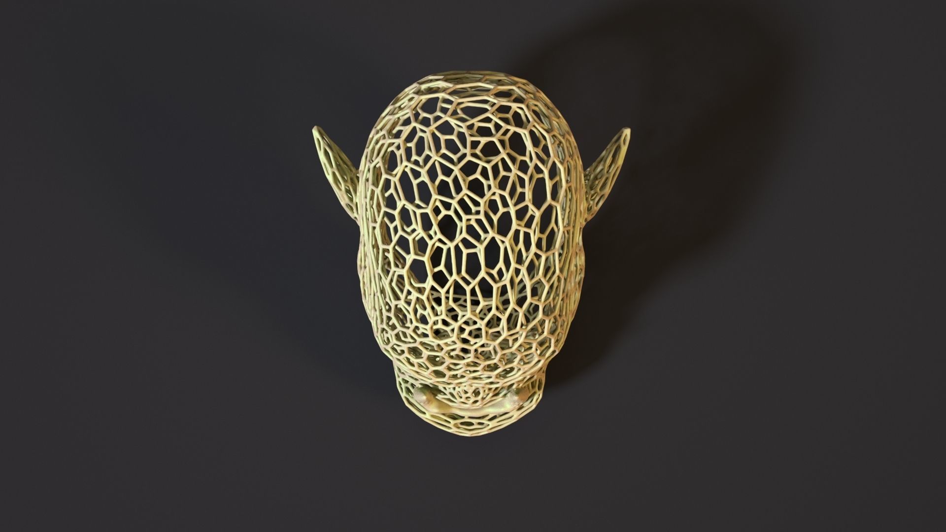 Warcraft Orc Head 3D print model_8