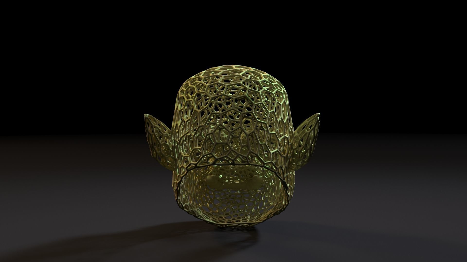 Warcraft Orc Head 3D print model_4