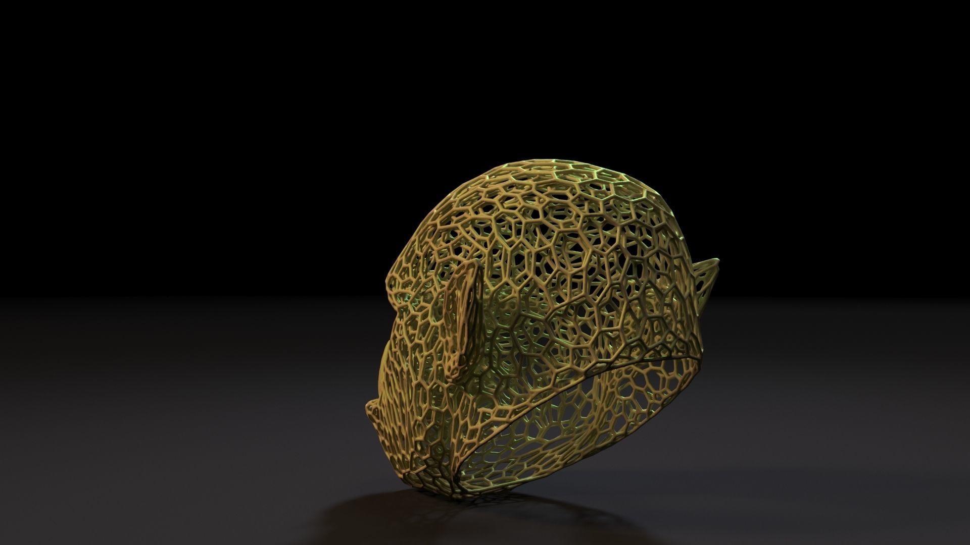 Warcraft Orc Head 3D print model_3