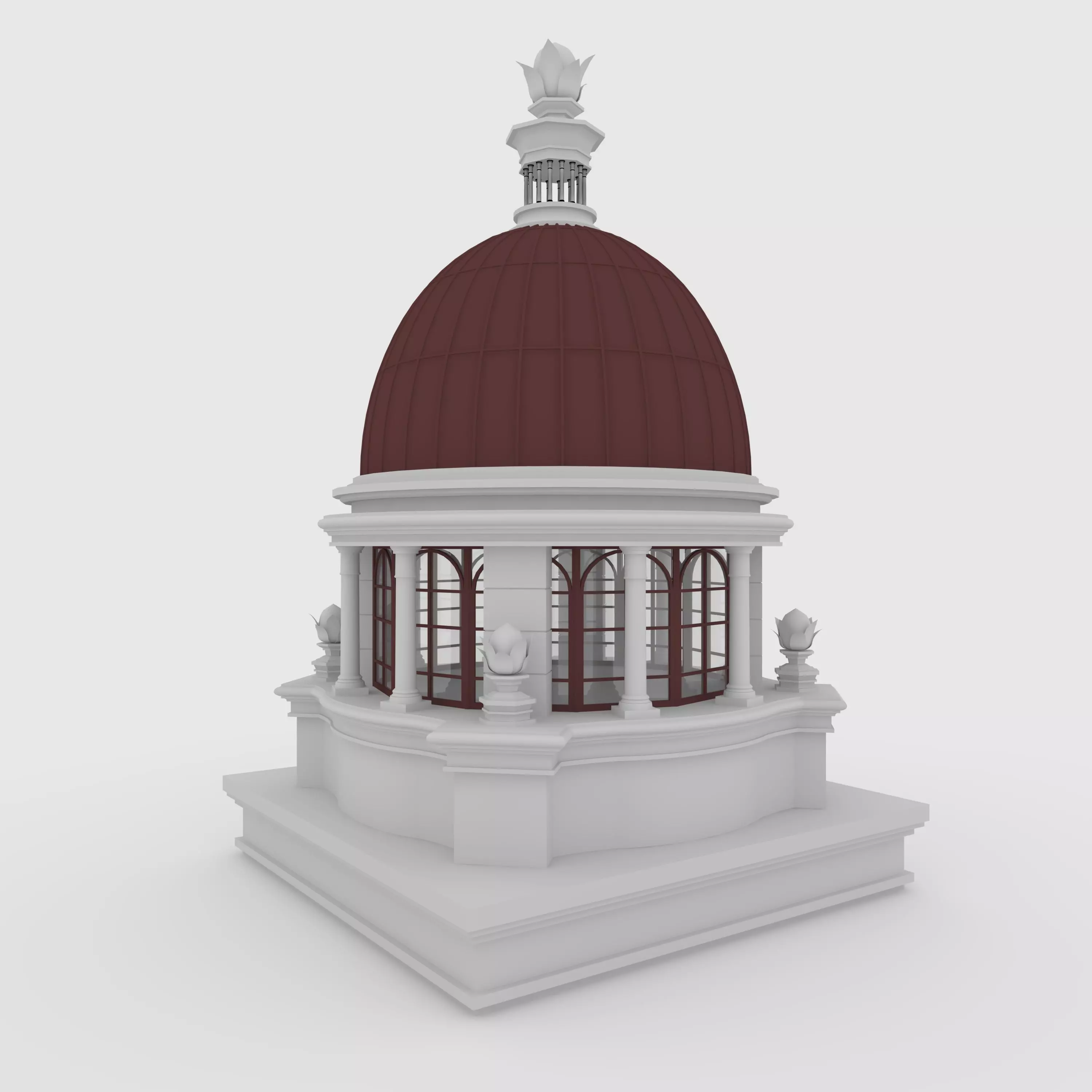 Classic Dome 1 3D model_0