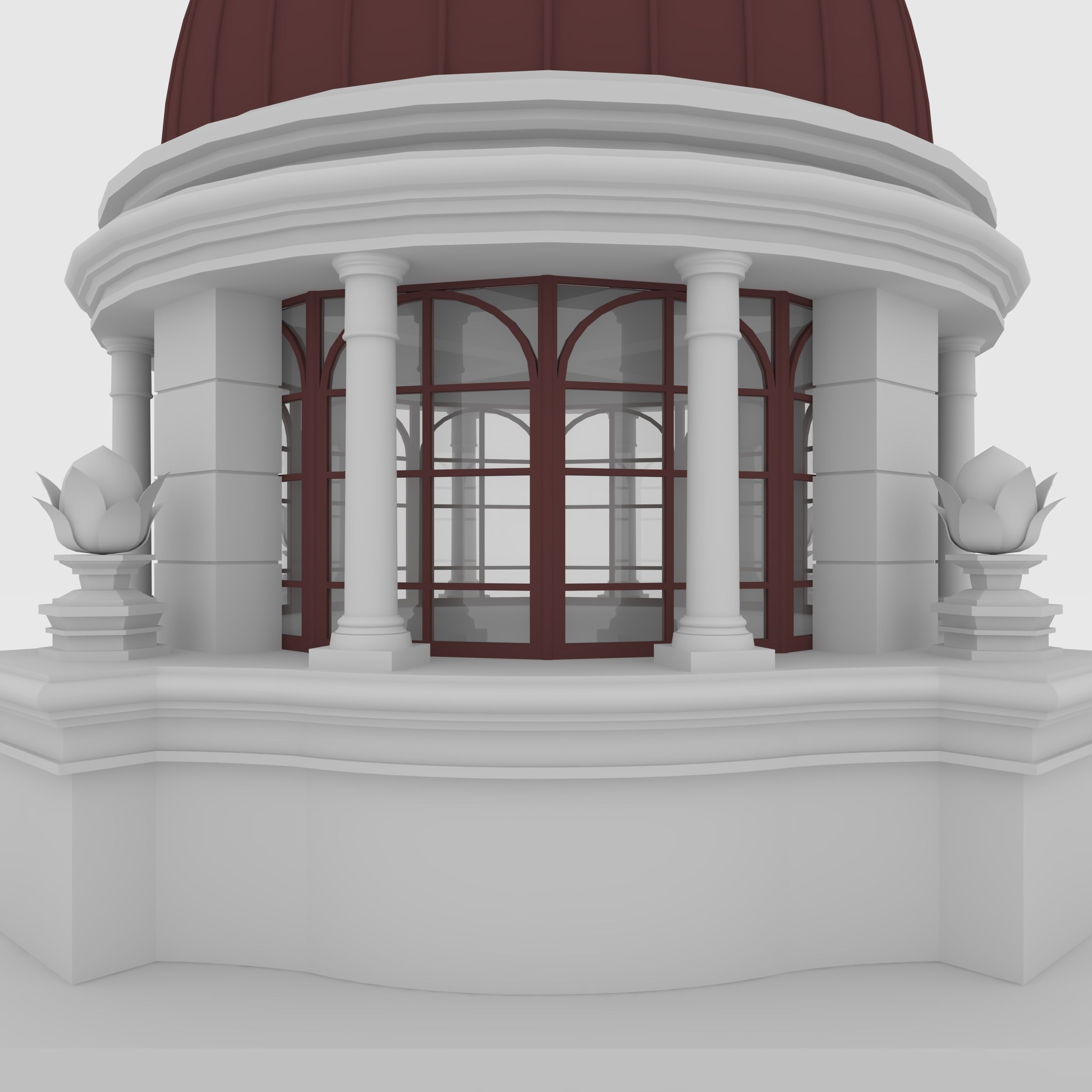 Classic Dome 1 3D model_6