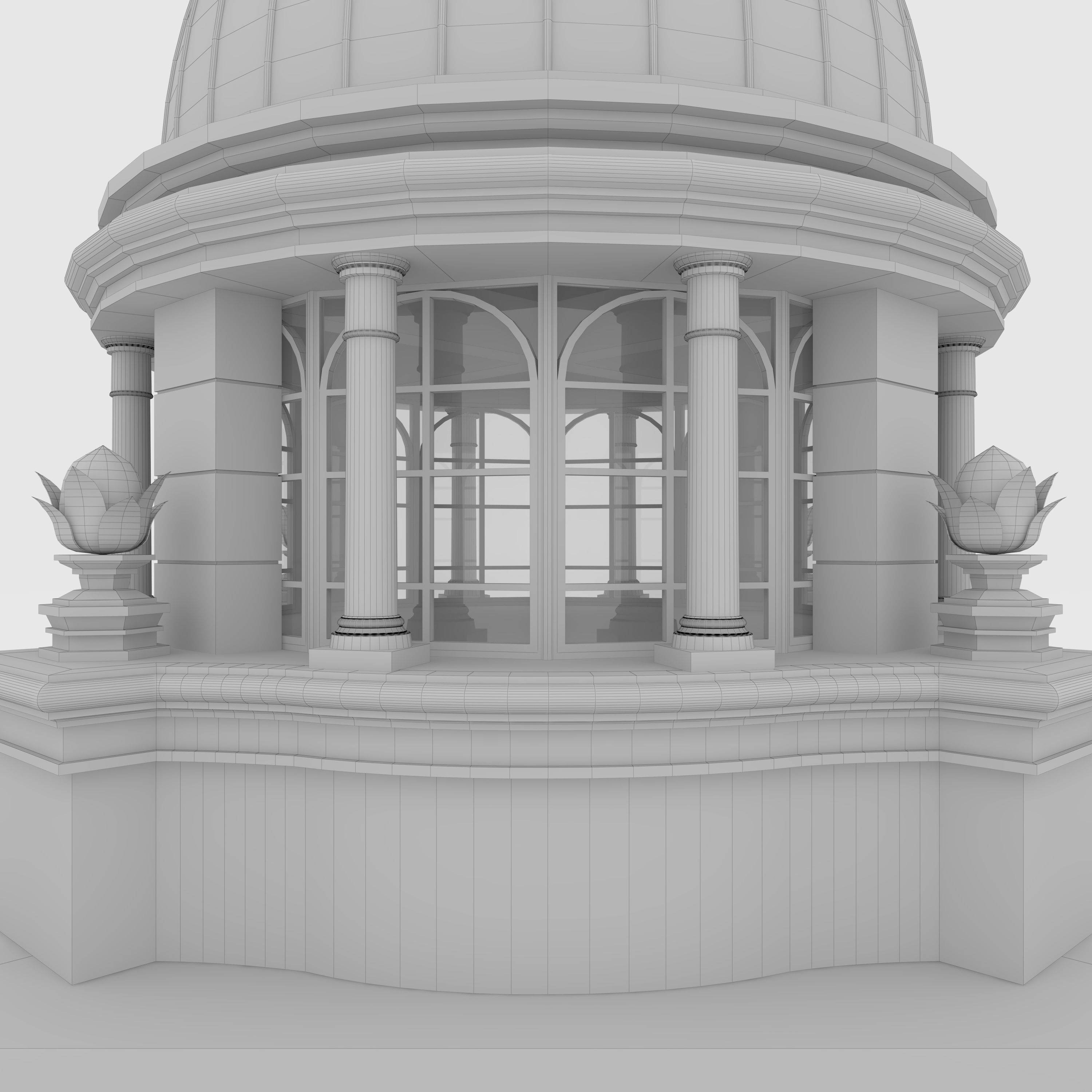 Classic Dome 1 3D model_7