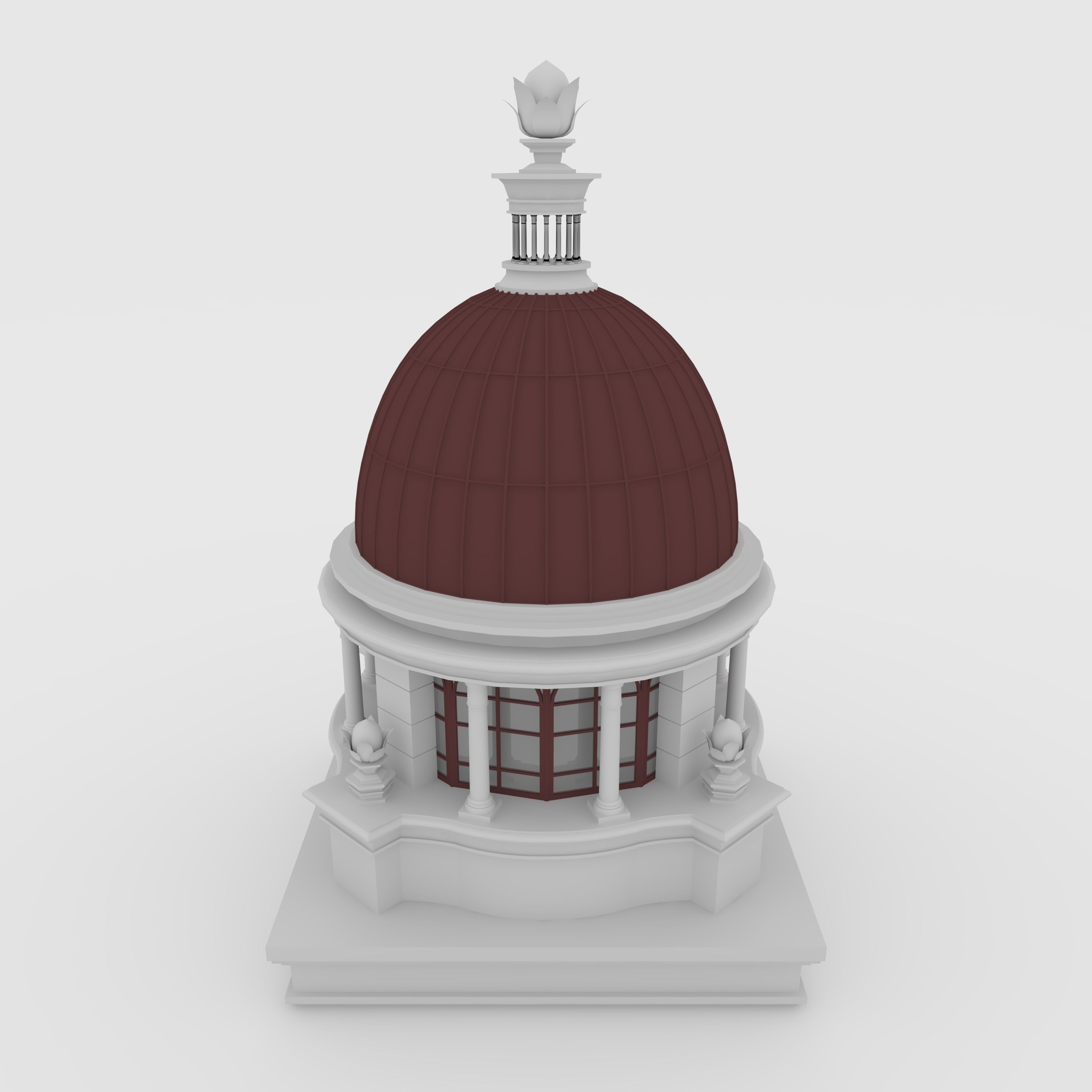 Classic Dome 1 3D model_10