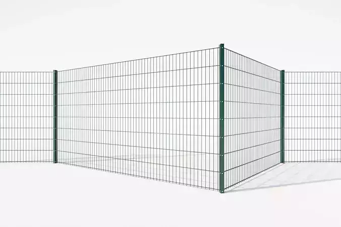 Procedural Double Wire Fence