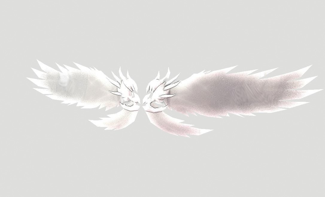 Demon Wing Low-poly 3D model_13