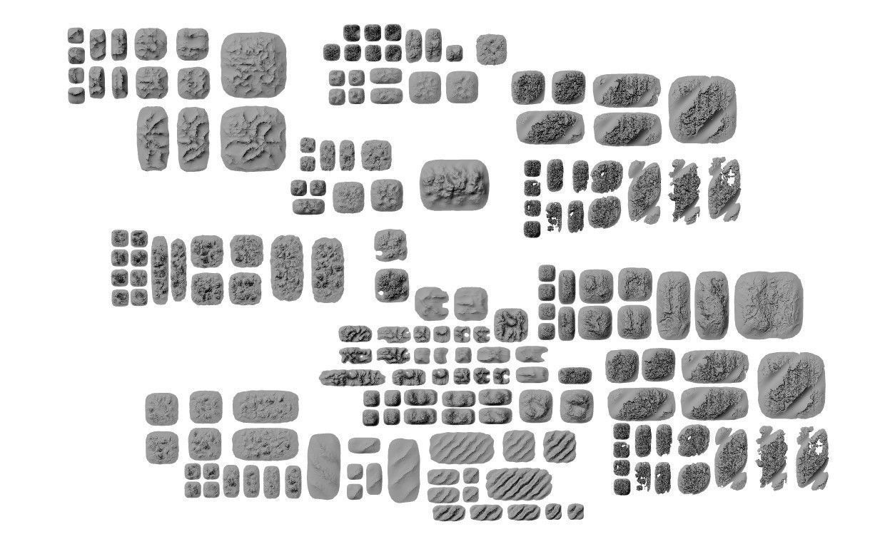 Tabletop Gaming Landscapes Mega Pack 001 3D print model_32