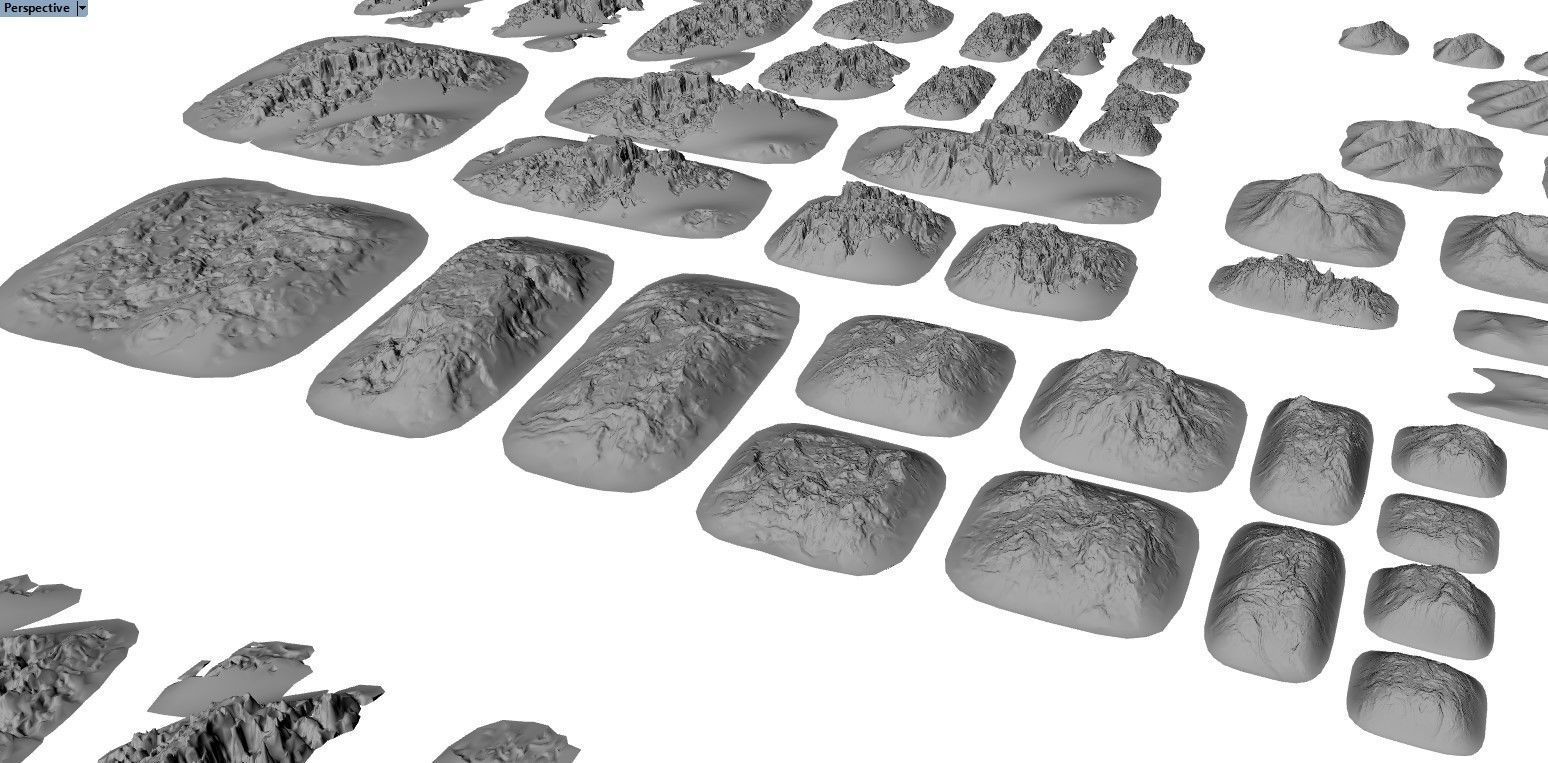 Tabletop Gaming Landscapes Mega Pack 001 3D print model_13