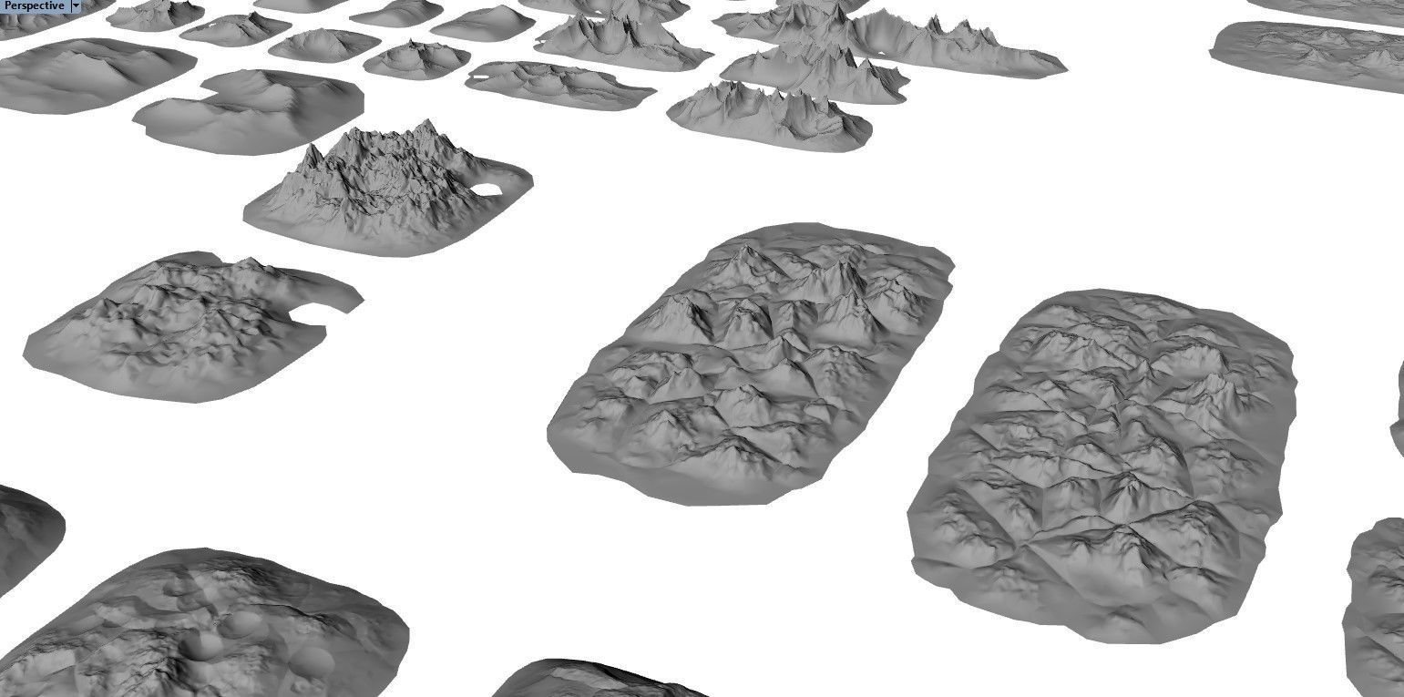 Tabletop Gaming Landscapes Mega Pack 001 3D print model_21