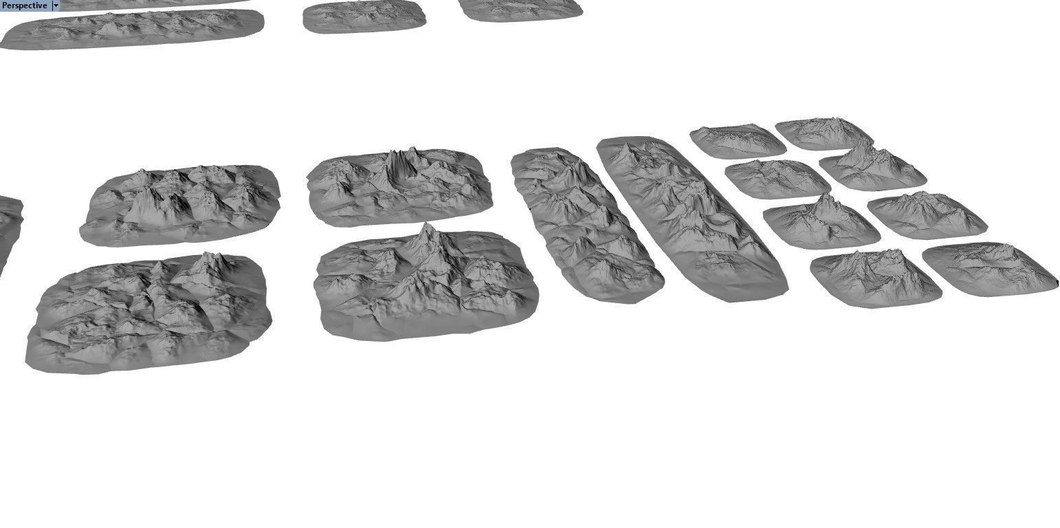 Tabletop Gaming Landscapes Mega Pack 001 3D print model_19