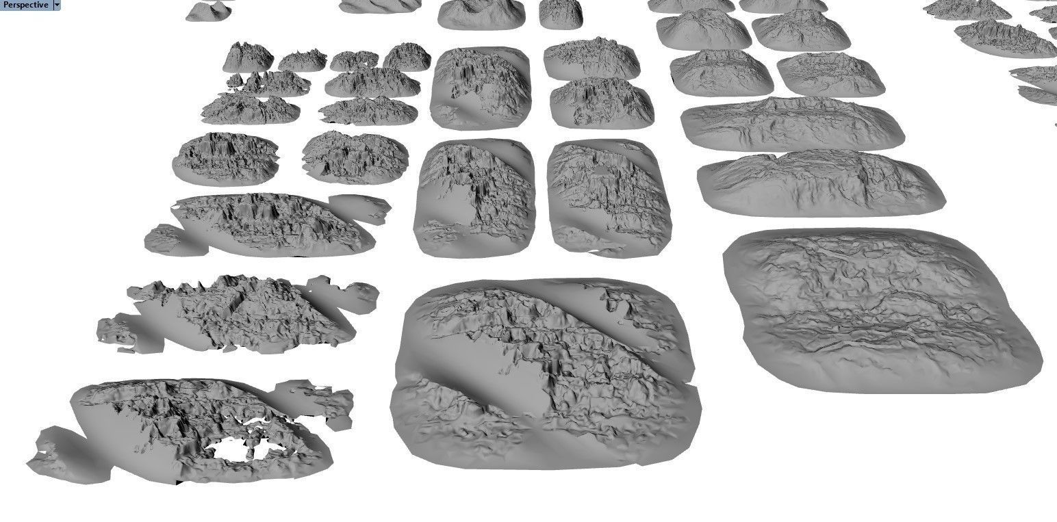 Tabletop Gaming Landscapes Mega Pack 001 3D print model_11