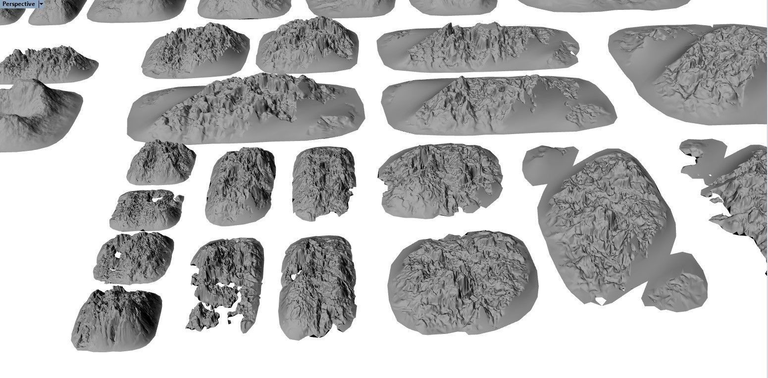 Tabletop Gaming Landscapes Mega Pack 001 3D print model_9