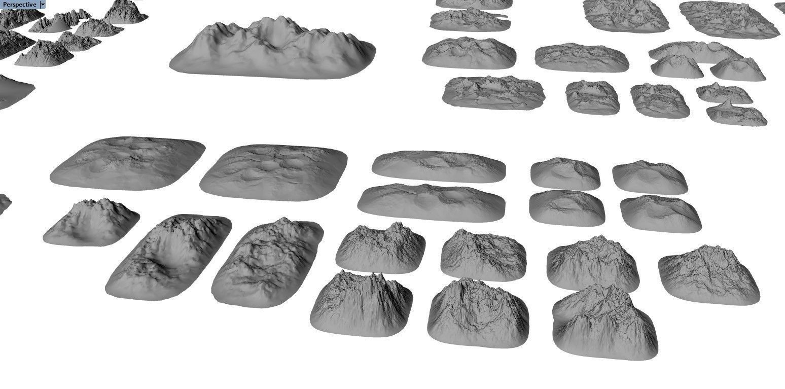 Tabletop Gaming Landscapes Mega Pack 001 3D print model_26