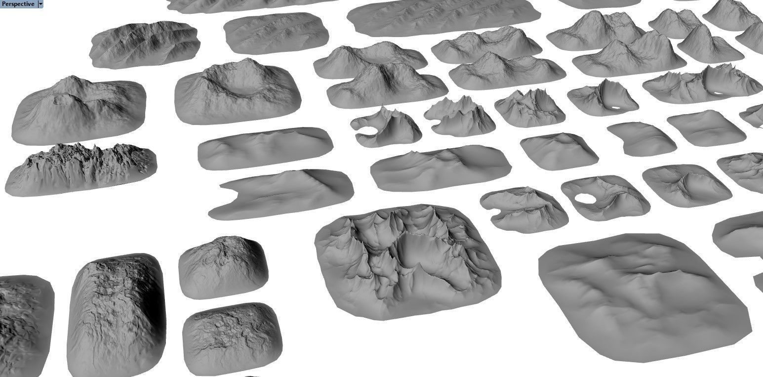 Tabletop Gaming Landscapes Mega Pack 001 3D print model_15