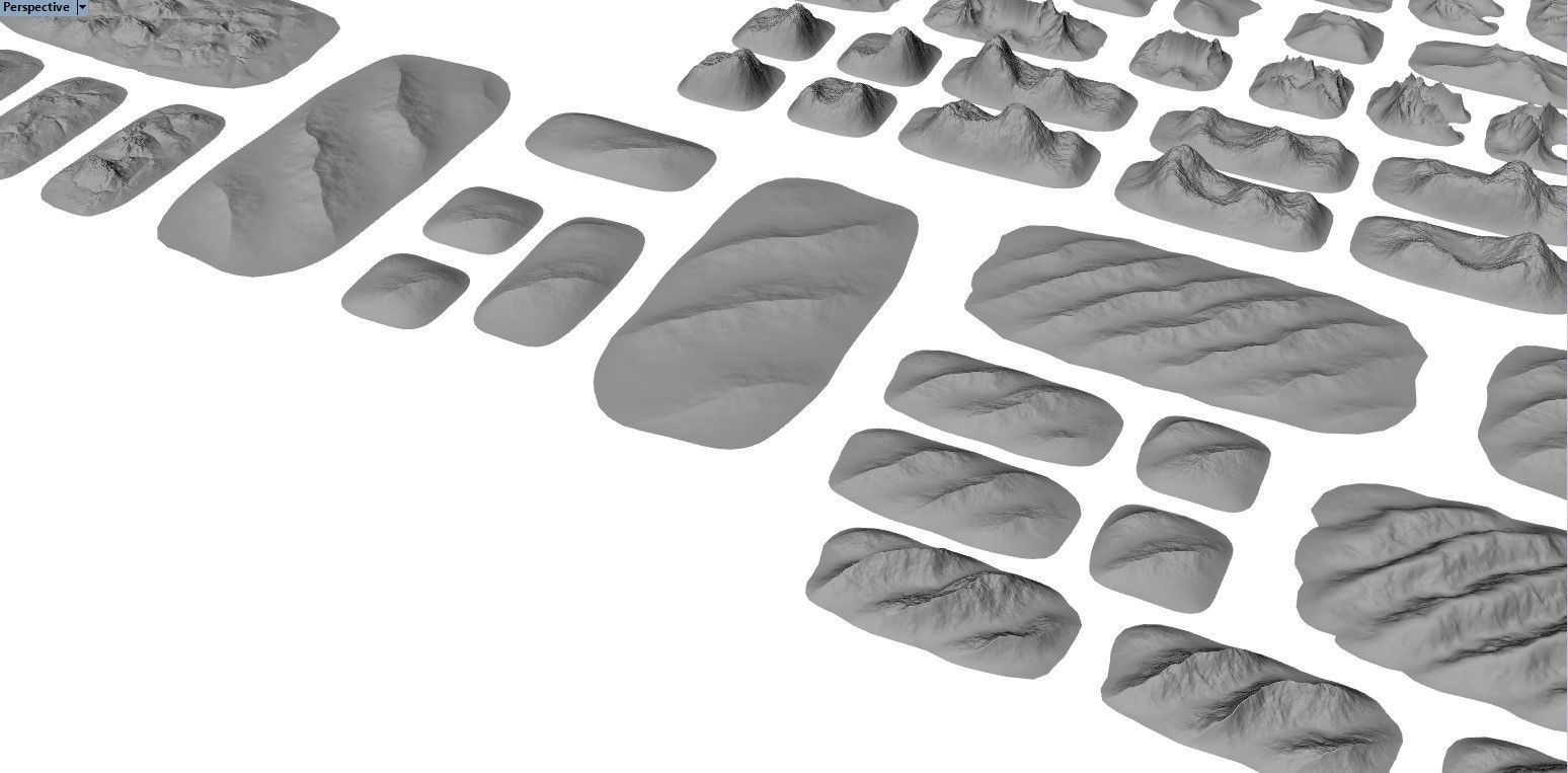 Tabletop Gaming Landscapes Mega Pack 001 3D print model_4