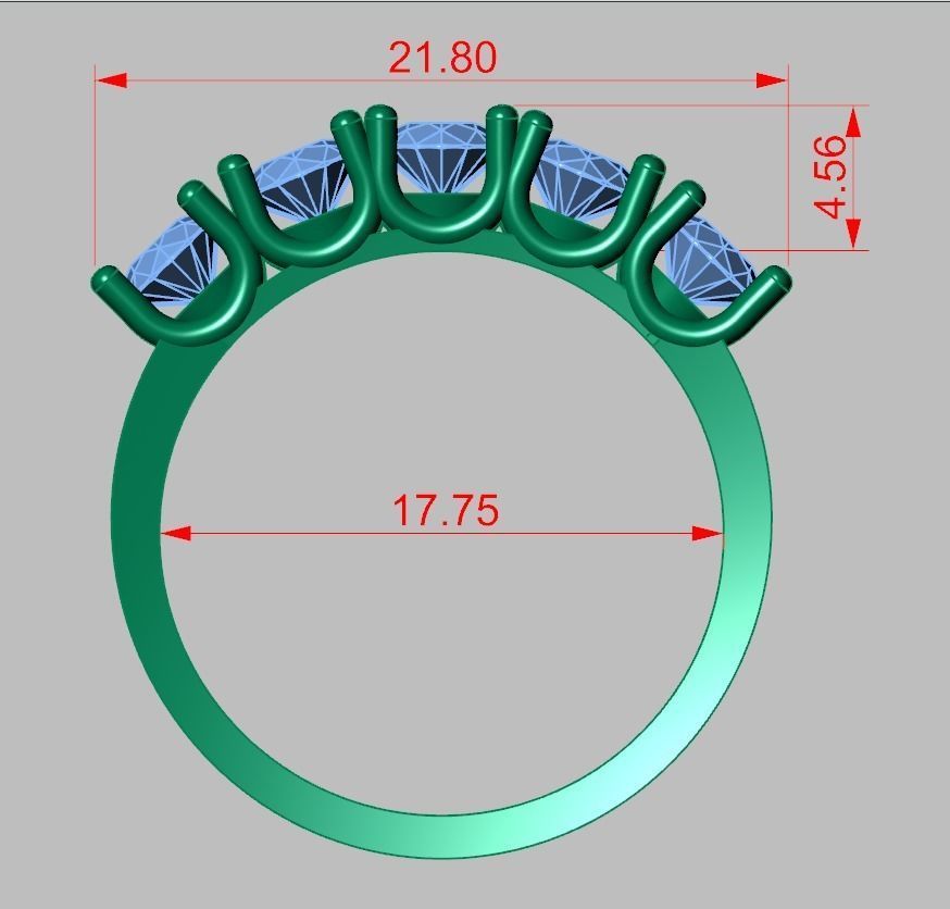 Ring 3D model 0291 3D printable model  3D print model_13