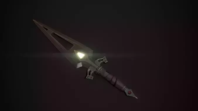 Dagger sword with light