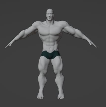 this is a movable high poly human made by me please support me  3D model_1