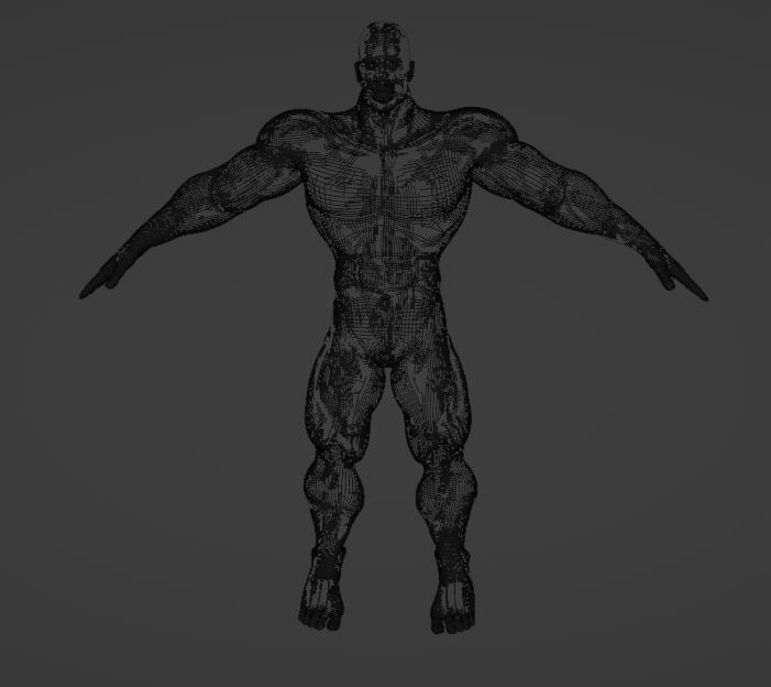 this is a movable high poly human made by me please support me  3D model_3