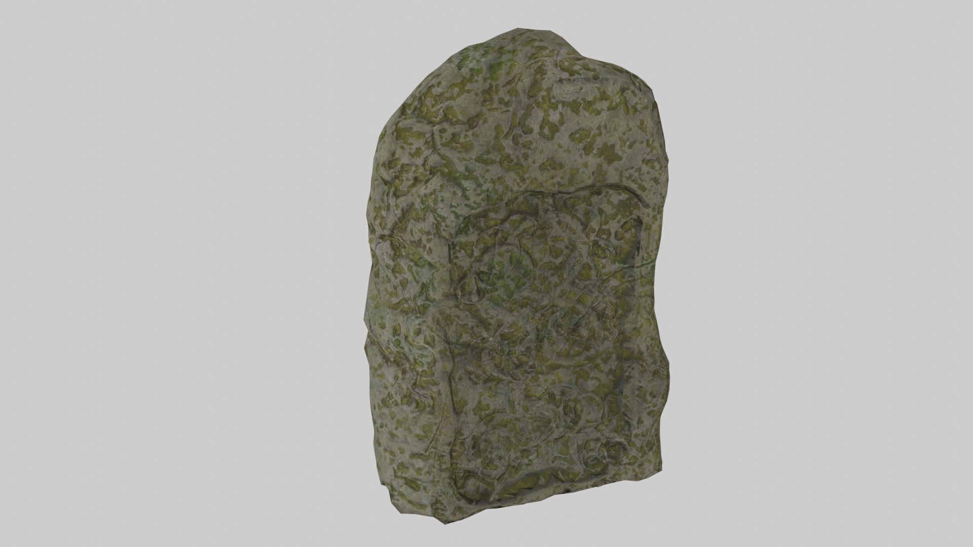 Sculpted Nordic Stone Low-poly 3D model_16