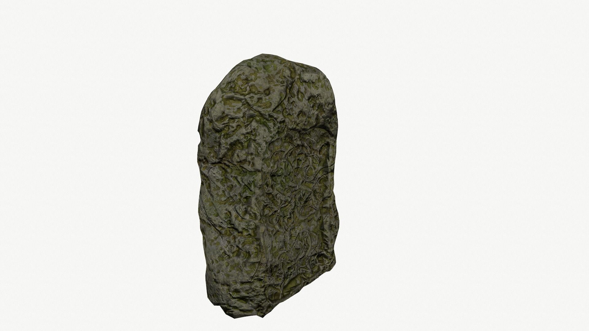 Sculpted Nordic Stone Low-poly 3D model_4