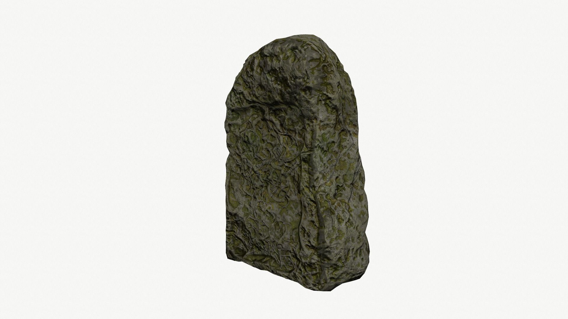 Sculpted Nordic Stone Low-poly 3D model_14