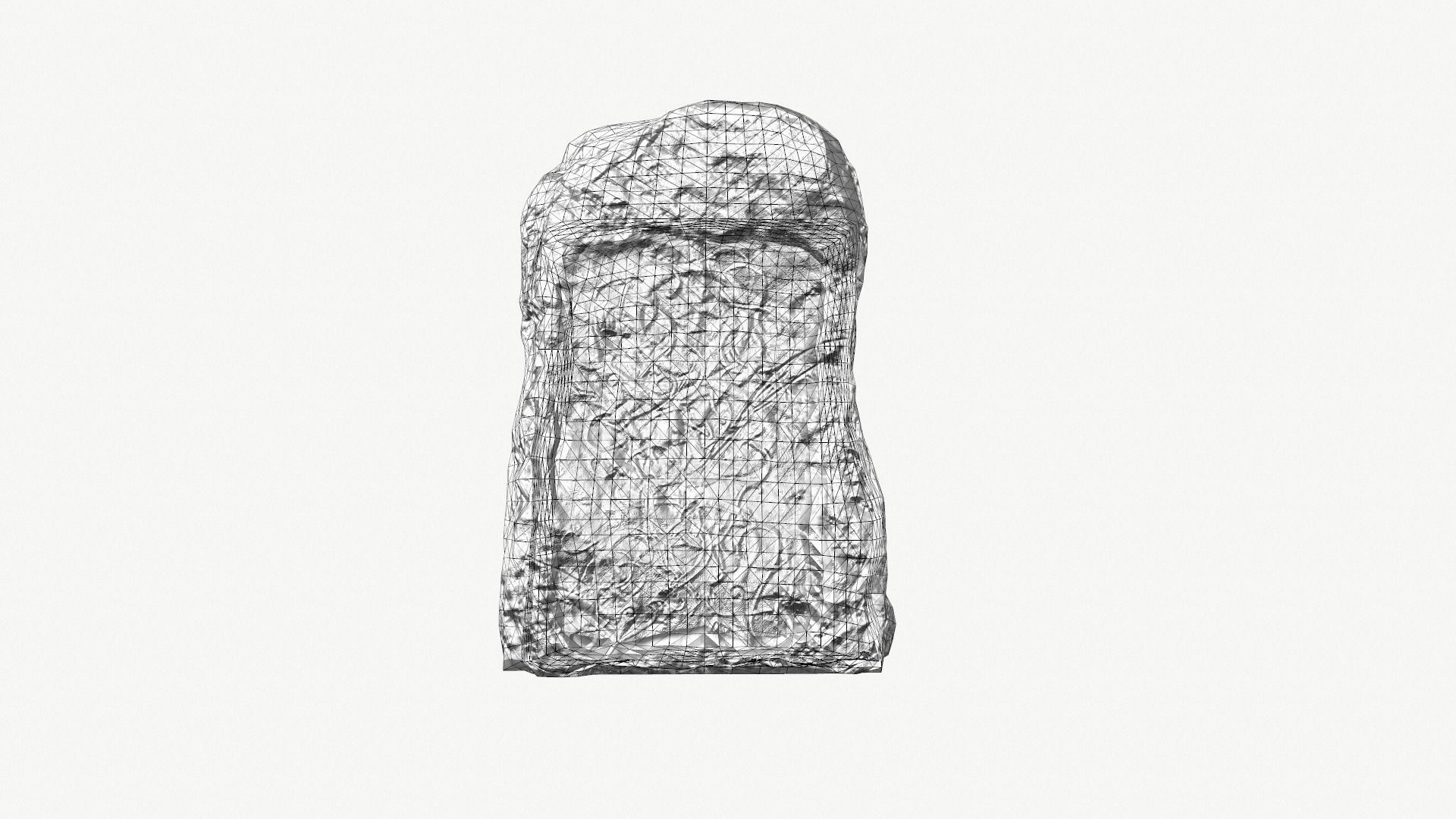 Sculpted Nordic Stone Low-poly 3D model_7