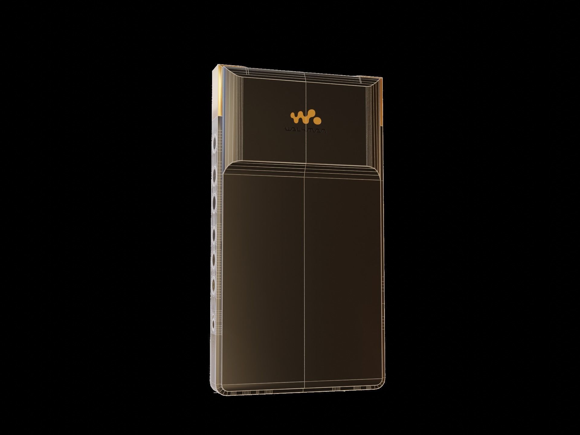 Sony Walkman NW-ZX700 Low-poly 3D model_12