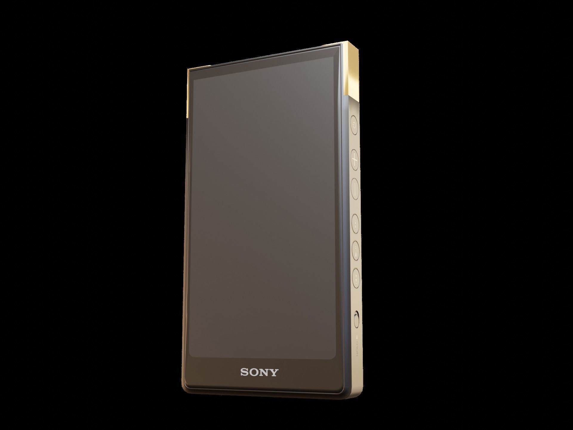 Sony Walkman NW-ZX700 Low-poly 3D model_2