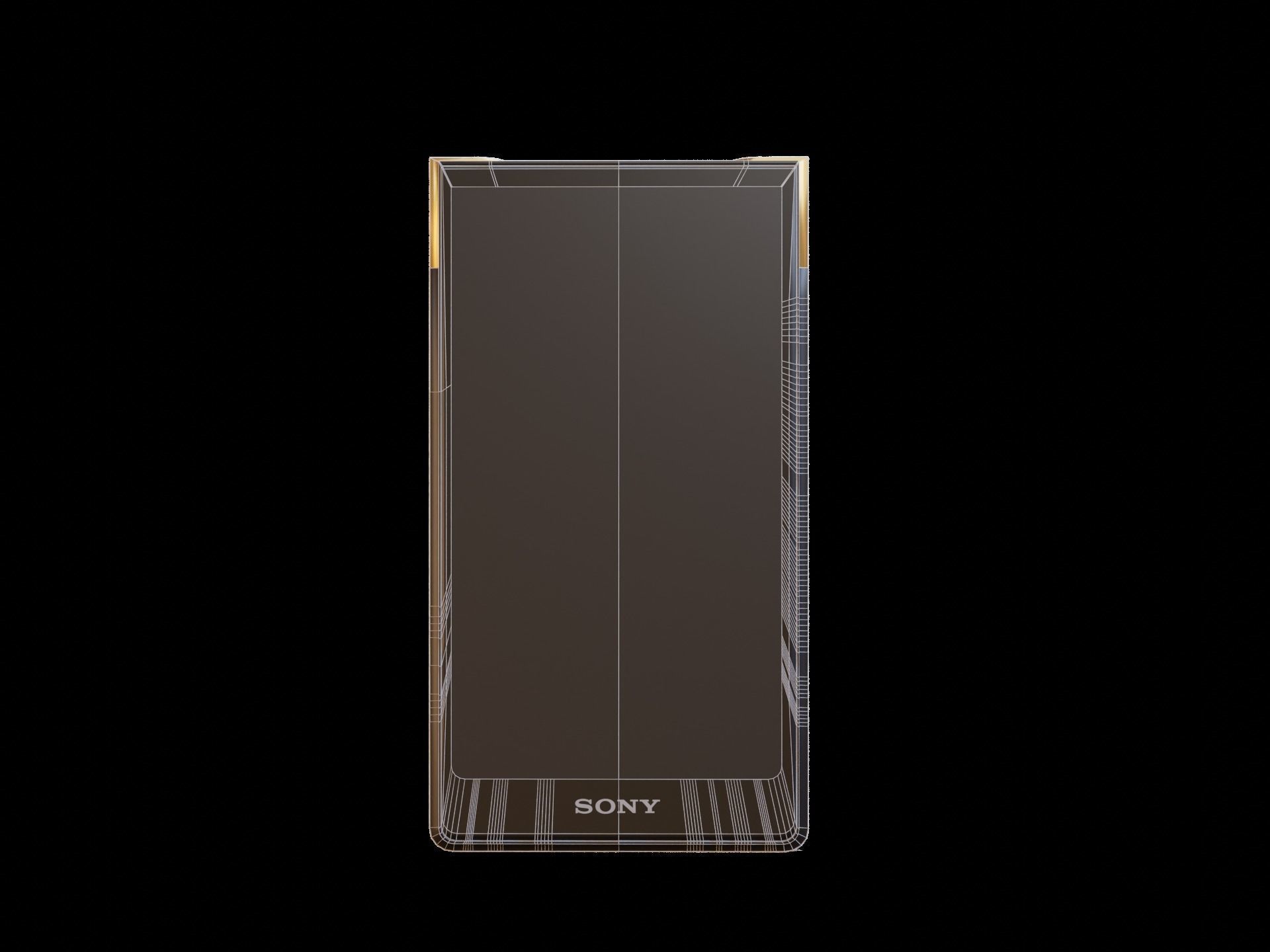 Sony Walkman NW-ZX700 Low-poly 3D model_10