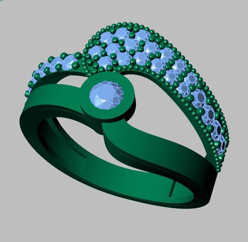Ring 3D model 0293 3D printable model 8 3D print model_11