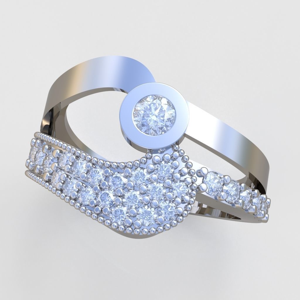 Ring 3D model 0293 3D printable model 8 3D print model_1