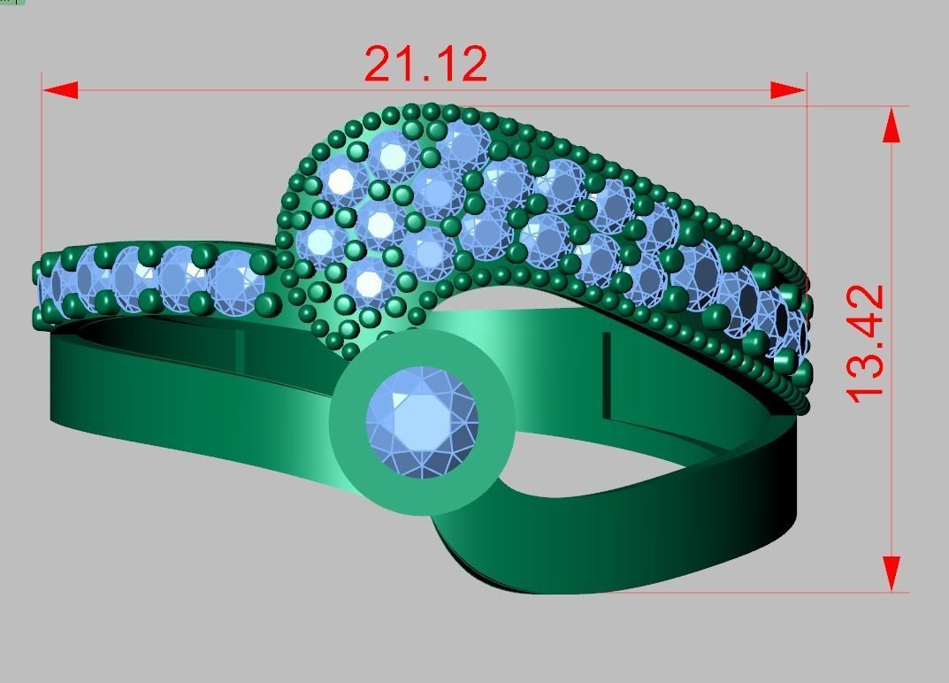 Ring 3D model 0293 3D printable model 8 3D print model_9