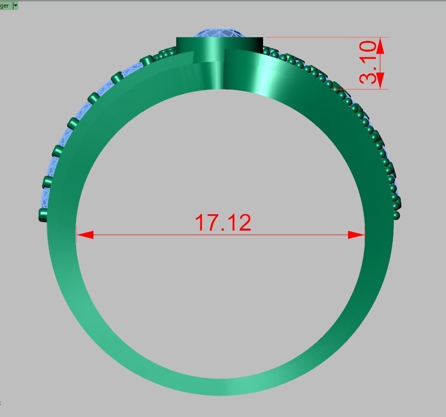Ring 3D model 0293 3D printable model 8 3D print model_13