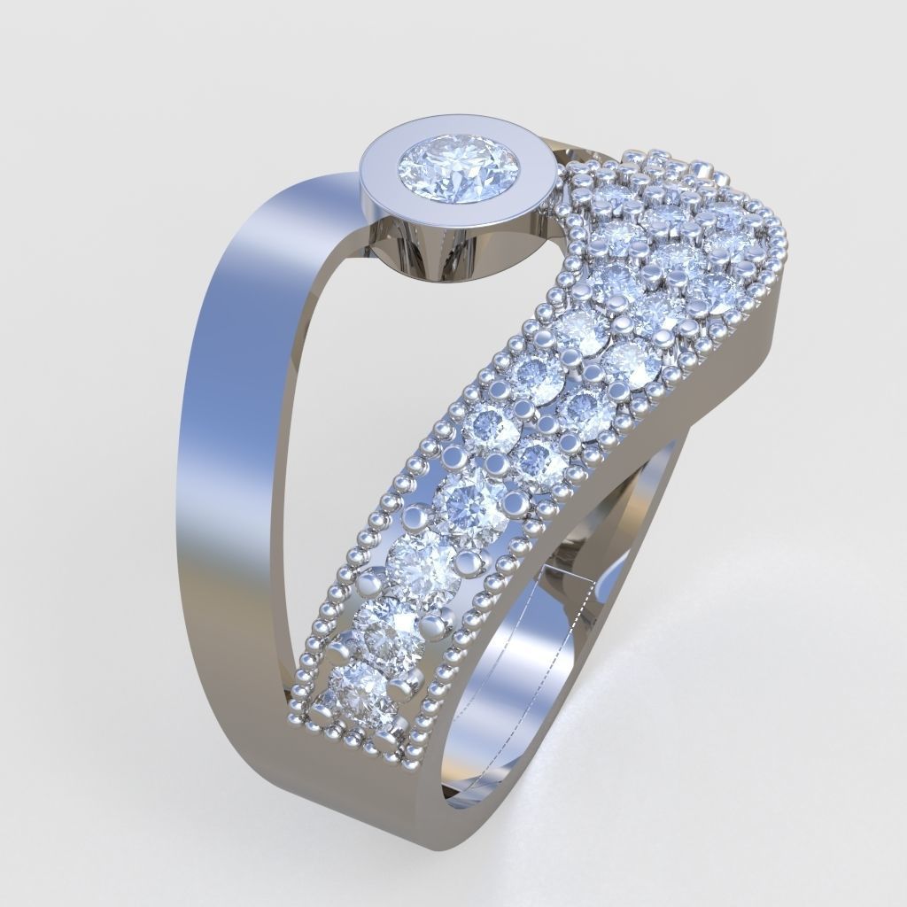 Ring 3D model 0293 3D printable model 8 3D print model_2