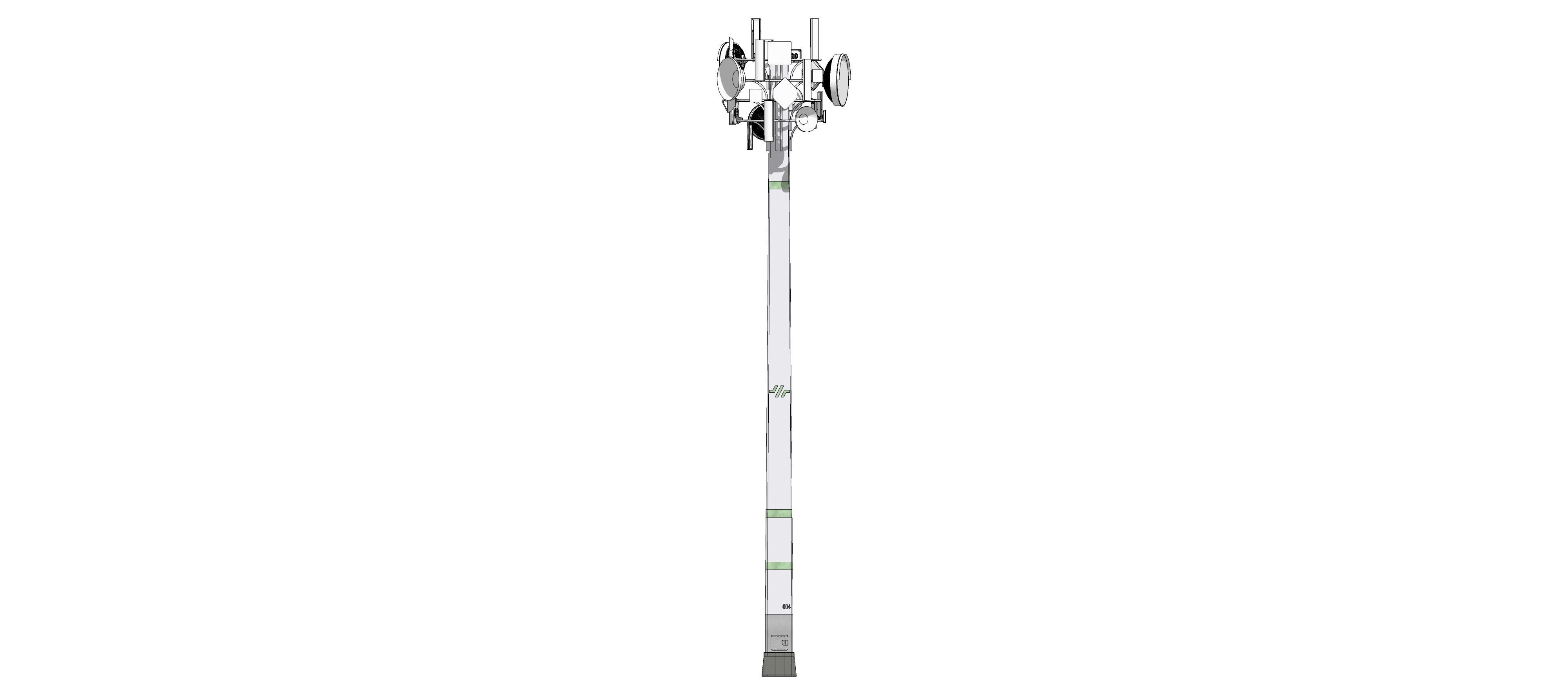 Sci-fi Communication Tower v2 004 3D model_11